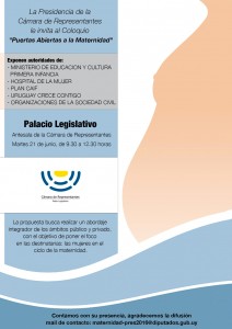 Coloquio-Maternidad